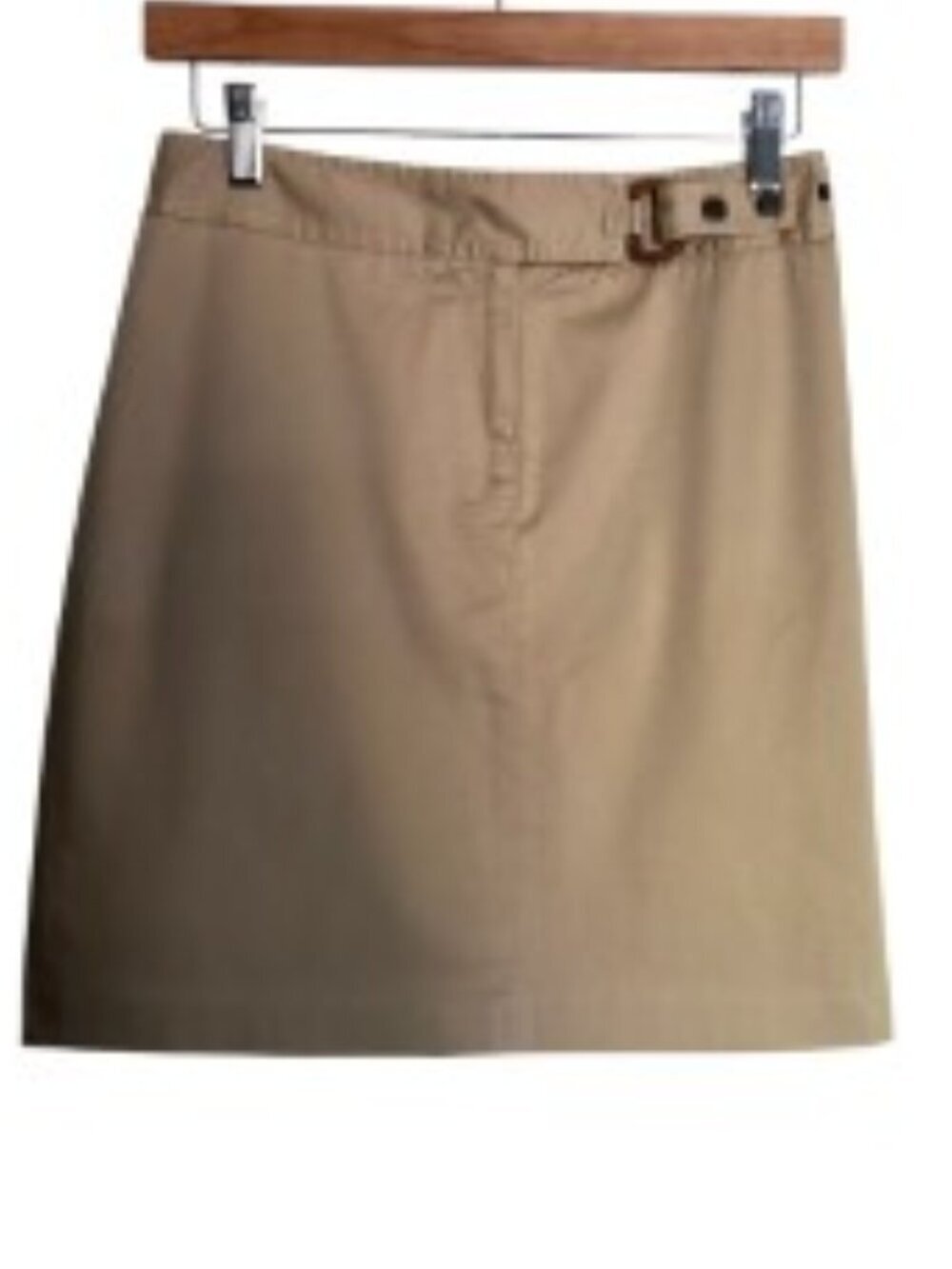 J. McLaughlin Khaki Cotton Skirt 2